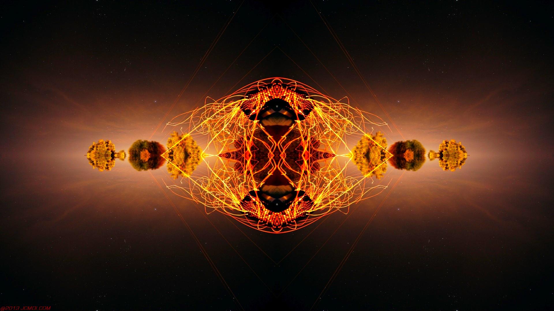 Chimney Sparks Abstract Artwork Timelapse Still Images